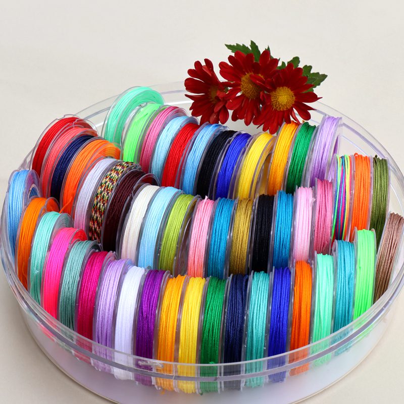 No. 72 Jade Thread Braided Bracelet Red String Handmade Braided String DIY Material Bracelet Weaving String Pendant Hanging String
