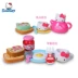 Hello Kitty Mô phỏng Hello Kitty Chơi đồ chơi tại nhà Tiệc trà 50070 Kết hợp bữa sáng 50071 do choi tre em Đồ chơi gia đình