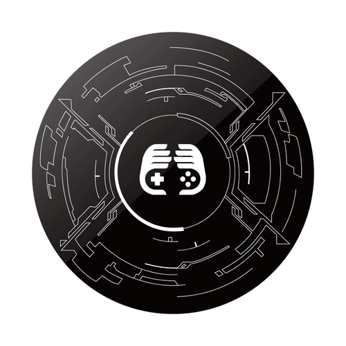 Новая гибкая ультра -тонкая магнитная пленка таблетка для мобильного телефона Магнитное полупроводниковое охлаждение таблеточного холодильника охлаждающая наклейка с черной акулой 2 Магнитная всасывающая обмотка.