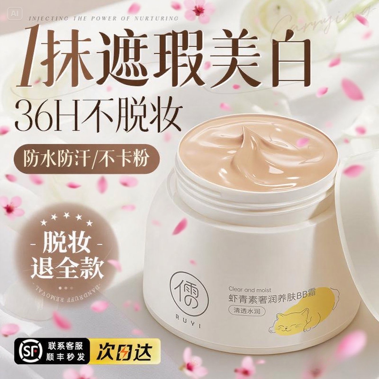 BBクリーム、美白コンシーラー、ノーメイク、日焼け止め、保湿、アイソレーション、3in1リキッドファンデーション、CC、正規品、公式旗艦店