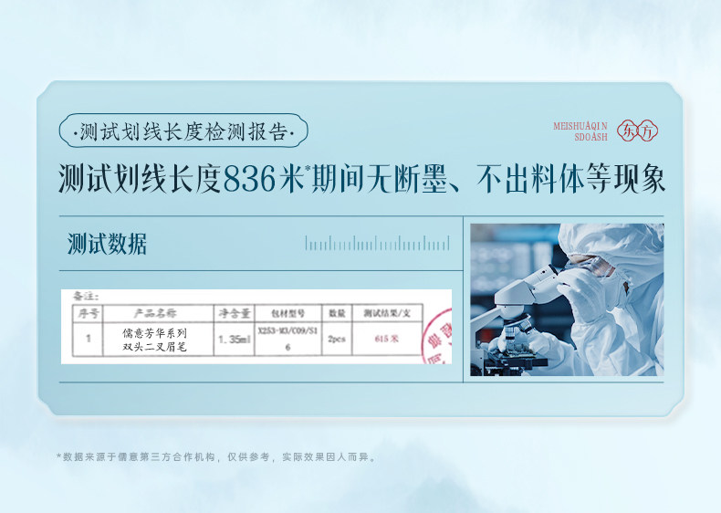 Карандаш для бровей/бровей/бровей порошок паста 二叉水眉笔双头防水持久不脱色根根分明野生眉女眼线笔胶笔防汗