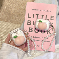 Pinch peaches for airpods protective case silicone creative airpodspro soft case pro wireless airpod cute airpords apple bluetooth headset 2