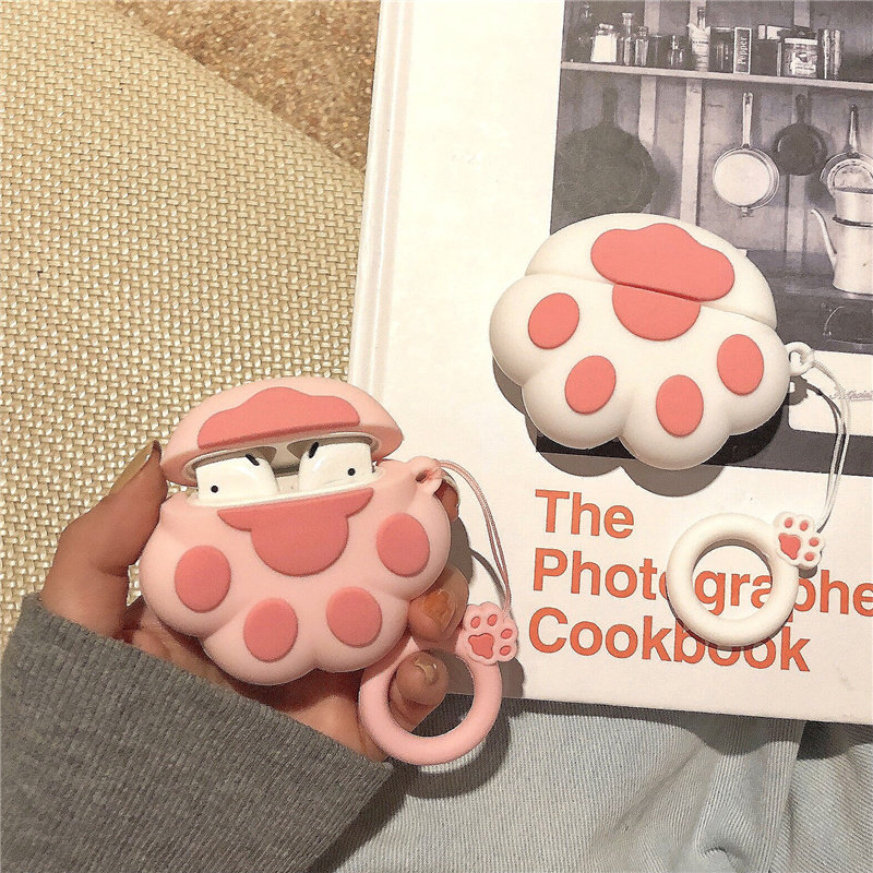 Cute cat claw for air pods protective silicone in air podspro soft shell airpodspro airpodspro bluetooth airpodspro