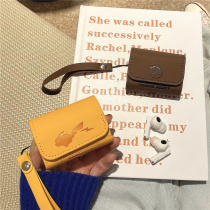 Leather Bika for Huawei freebudspro Protective Cover freebuds3 34i Fourth Generation Wireless Bluetooth Headset Soft Shell Cartoon Personality freebuds pro