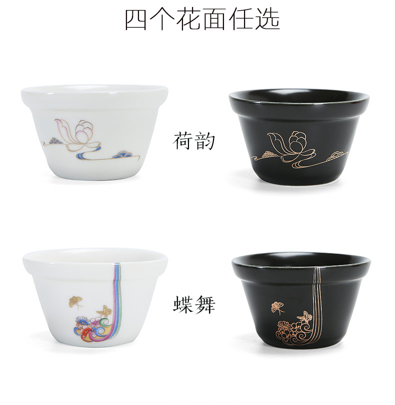 Dragon invertors portable travel kung fu tea set ceramic glass cup to crack a pot of two glass teapot Japanese tea set