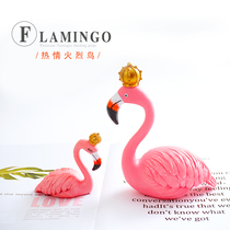 Flamingo props ins Nordic Net red photo props girl heart room placement photography props ornaments nail art gourmet photo shooting props photo decoration pendulum props