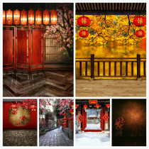 Photo studio family photo background cloth ancient costume Chinese style theme background paper festive group photo Spring Festival wedding children New Year background cloth family photo studio photography theme background