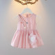 2024 baby girl summer dress 01-3 years old infant suspender skirt girl summer dress trendy little girl skirt trendy