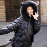 Модный пуховик с пухом, куртка, популярно в интернете, коллекция 2021, подходит для подростков