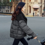 Бархатный пуховик с пухом, куртка, популярно в интернете, подходит для подростков, коллекция 2021