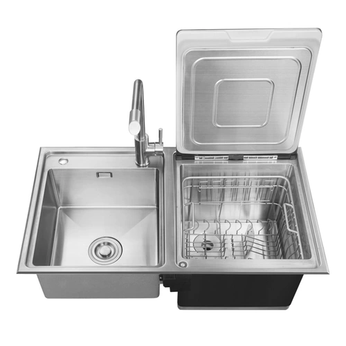 科太郎 Умная интегрированная раковина Посудомоечная машина Полностью автоматическая домашняя стерилизация уборка сушка