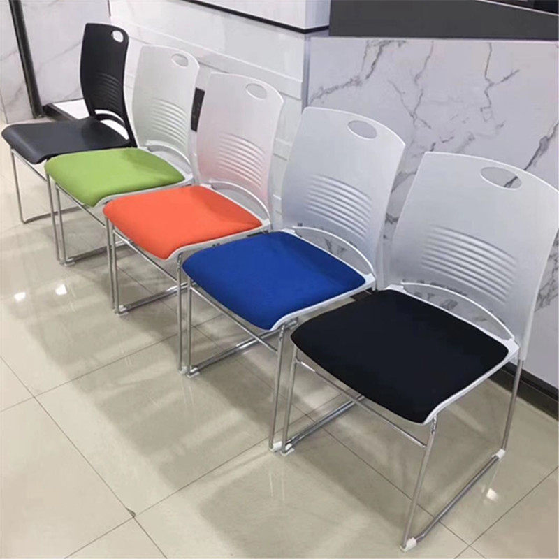 Office training chairsStaff meeting room chairsMesh plastic chairsSchool desks and chairs stackable leisure activity negotiation chairs