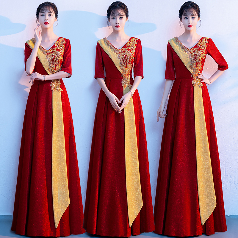Choral Performance Costumes, Long Dresses, Group Chorus Performance Costumes, Recitation Costumes, Stage Conductor Costumes, Concert Costumes Choral Performance Costumes, Long Dresses, Group Chorus Performance Costumes, Recitation Costumes, Stage Conductor Costumes, Concert Costumes