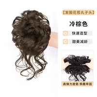 Camellia Bud Head [холодно коричневый] - стиль кольца для волос