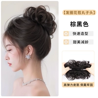 Ленивая мисс [коричневый и черный] - стиль круга волос