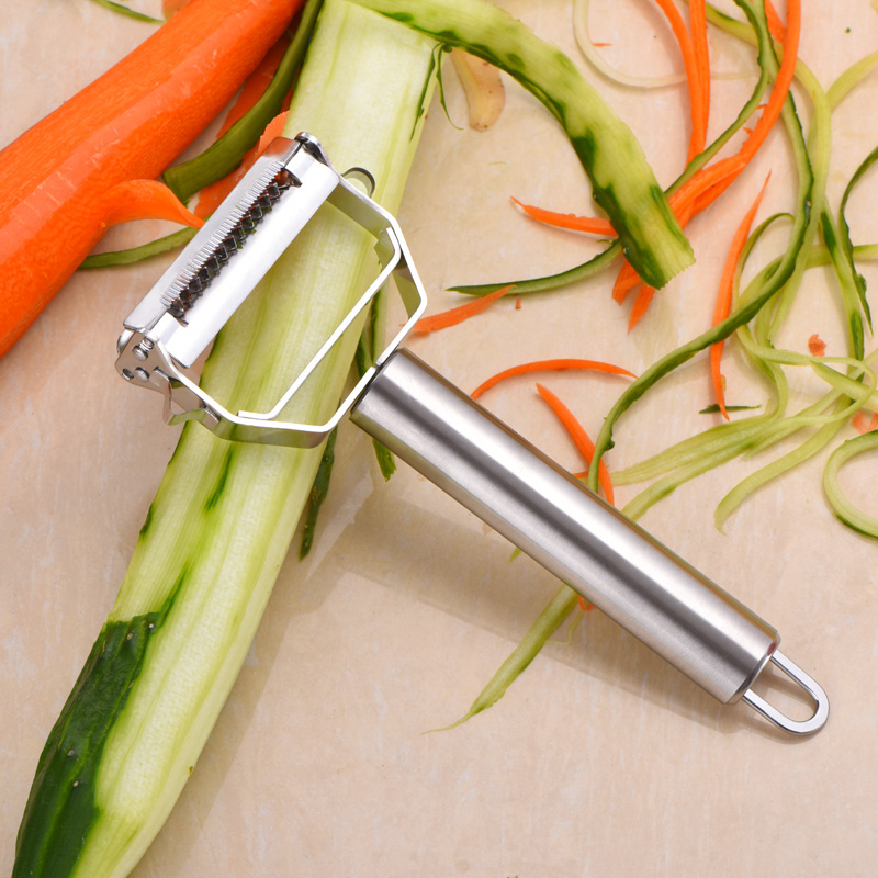 Dual-use stainless steel planer knife scraper peeler Vegetable potato peeler shredder Fruit peeler tool