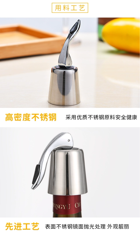 Tất cả mọi thứ có thể được chân không rượu vang stopper thép không gỉ chai rượu stopper rượu vang stopper cung cấp rượu vang - Rượu vang