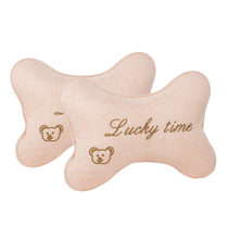 Car headrest pair Mickey pillow for car installation Summer car headrest linen car chair neck pillow pillow four-piece set