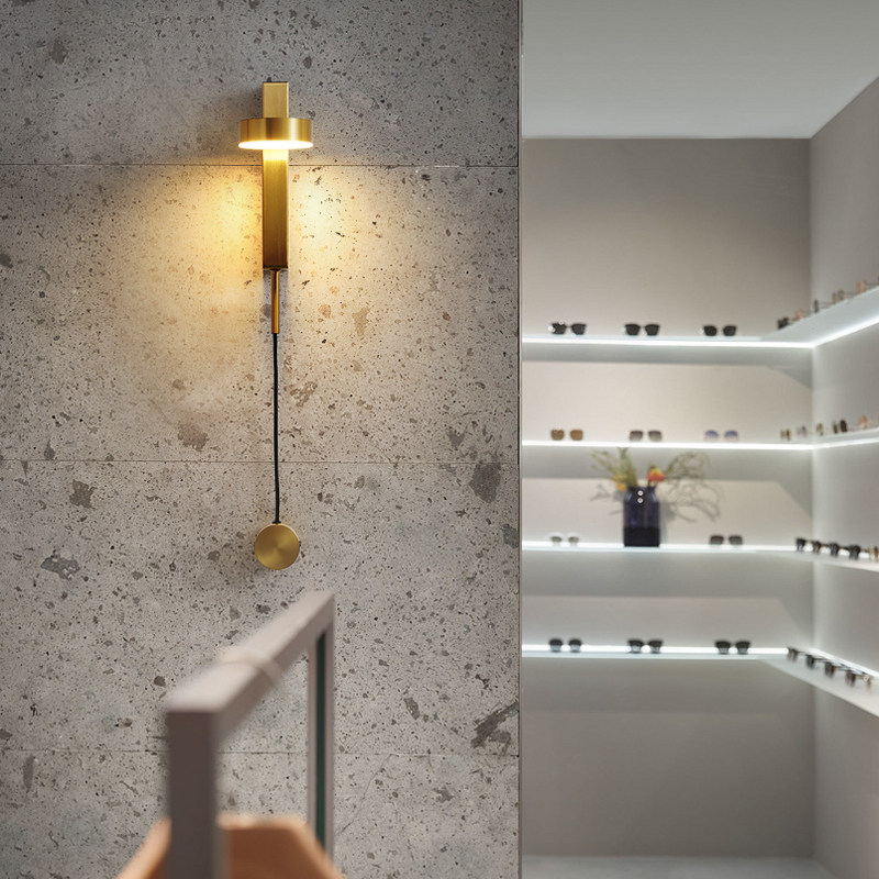 Proti bedside wall lamp modern minimalist light luxury Nordic bedroom room living room background wall creative corridor aisle