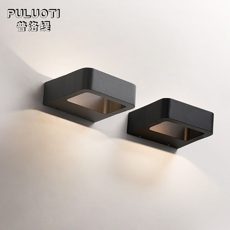 Proti led bedside lamp wall lamp living room aisle staircase lamp bedroom lamp wall lamp Nordic outdoor waterproof