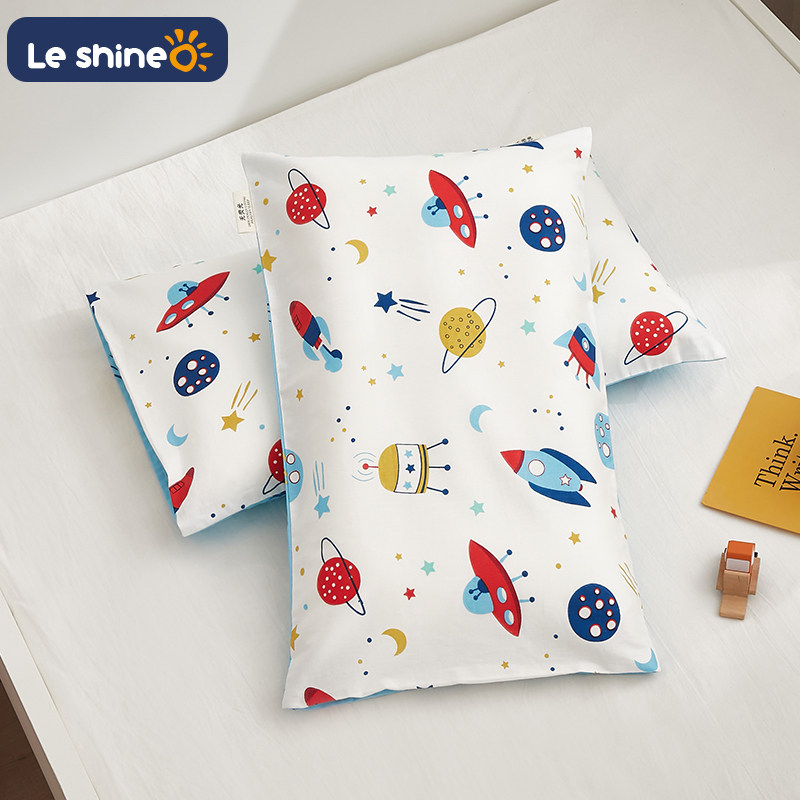 Lana Cartoon Pure Cotton Baby Child Pillowcase 30 X 50 Cute Nursery Pillow Headgear 48 X 74 Single Pillow Core-Taobao