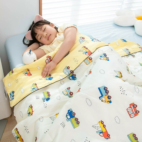 Летнее хлопковое прохладное одеяло, детское летнее одеяло для детского сада