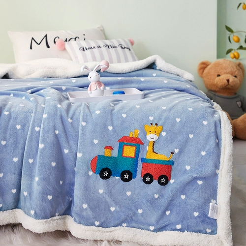 Детское двухэтажное зимнее одеяло для младенцев для детского сада для сна, увеличенная толщина