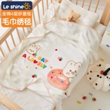 Хлопковое детское марлевое одеяло, летнее банное полотенце для новорожденных