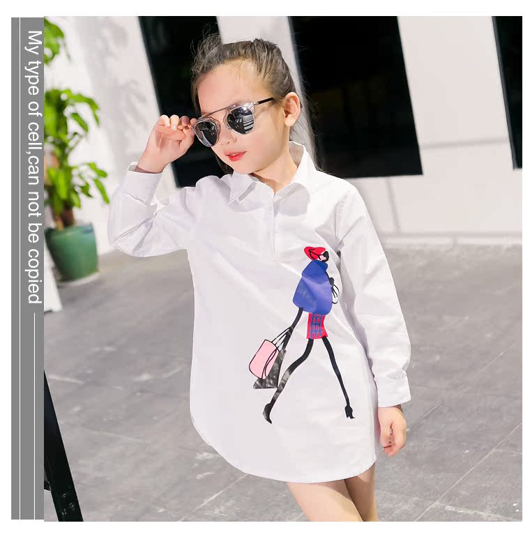 Chemise fille à manche longue - Ref 2088822 Image 17