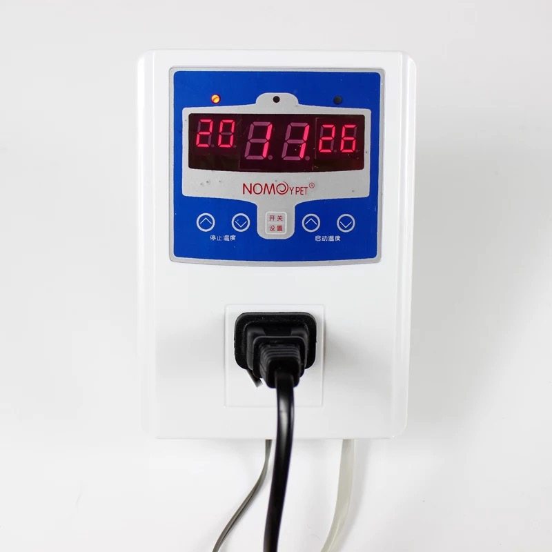 Climbing pet reptile thermostat switch Lizard tortoise box Feeding box Temperature control Ceramic heating lamp Heating pad thermostat