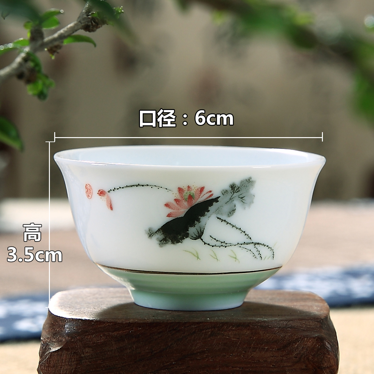 Household utensils small kung fu suit ceramic cups white porcelain sample tea cup 10 only a single cup a cup bowl with porcelain
