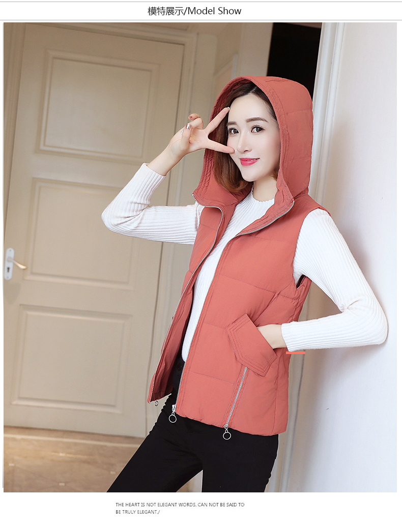 Áo vest nữ mùa thu đông mới, phiên bản ngắn của Hàn Quốc quần áo nữ