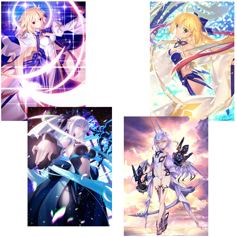 Fgo Japanese Server Initial Combo Number 890, 5Th Boss, Boss Longhui, Crown Mad Hatter, Senior Scholar Aska Morgan Paper Model