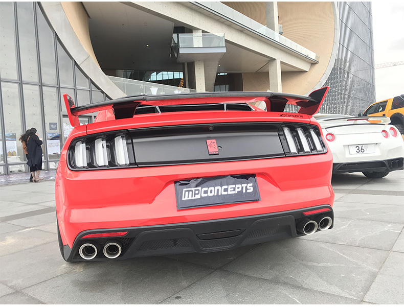 Ford Mustang Mustang sửa đổi đặc biệt cánh lướt gió đuôi lớn cố định cánh thể thao xe thể thao đuôi trang trí ngoại thất - Sopida trên đuôi gió xe ô tô