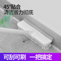 Floor brushed clear brush toilet floor brush Divine Instrumental Long Handle Toilet Bathroom Home Hardhair Wash Tile Ground Brush