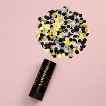 New Years party birthday decorations Mini little gift cannons and flowers holding a cross-year night holiday gathering atmosphere photo props