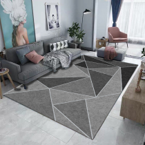 Grey Ensemble Light Extravagant hall Carpet Tea Table Mat Brief modern Bedroom bedside room mat for home Easy-to-handle