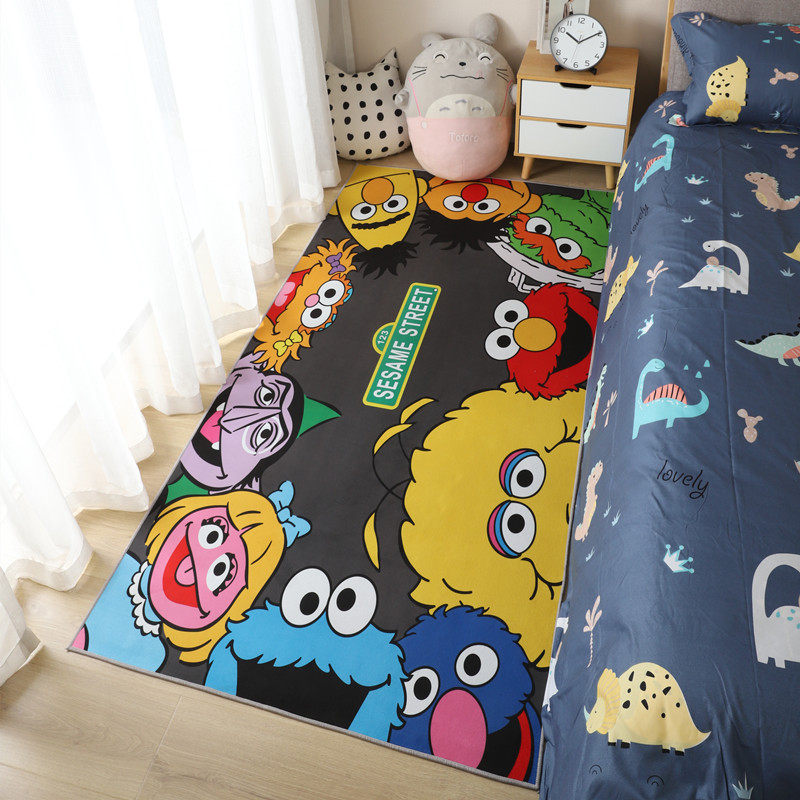 Tide brand carpet boy boy cartoon room bedroom bedside mat personality ins Net red living room coffee table mat