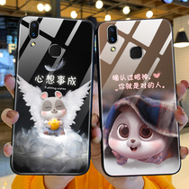 vivox21 phone case vivo x21s glass mouse rear fingerprint vivox21a vivox21s front ud new uda anti-drop vovix