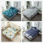 Giường cotton tùy chỉnh một mảnh 100% cotton 1,2 nệm 1,5m1,8 mét trẻ em hoạt hình chống trượt trải giường ga giường chun