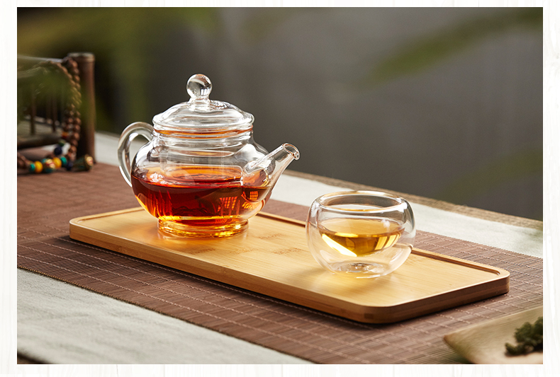 Statute of mud TaoGe small tea tea tray was solid wood home contracted bamboo tea tray was kung fu tea tray tea accessories