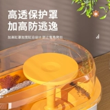 Резервуар для разведения черепах, ящик для черепах, домашний экологический ландшафт, специальная роскошная вилла для бразильских черепах с крышкой, дренажем и платформой для загара.