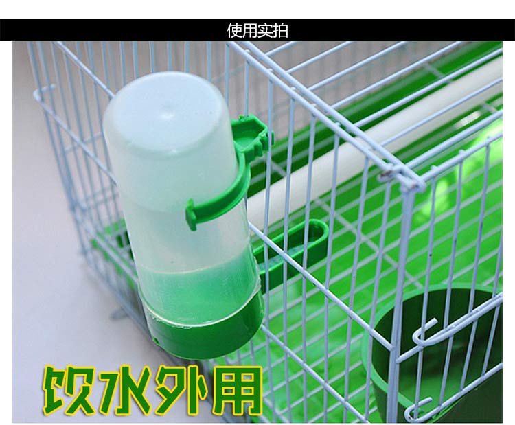 Chim có vòi uống nước tự động cho ăn thức ăn cho vẹt cung cấp bát chim thức ăn hộp thức ăn cốc chống nhấm nước ấm phụ kiện lồng chim - Chim & Chăm sóc chim Supplies thuc an chim