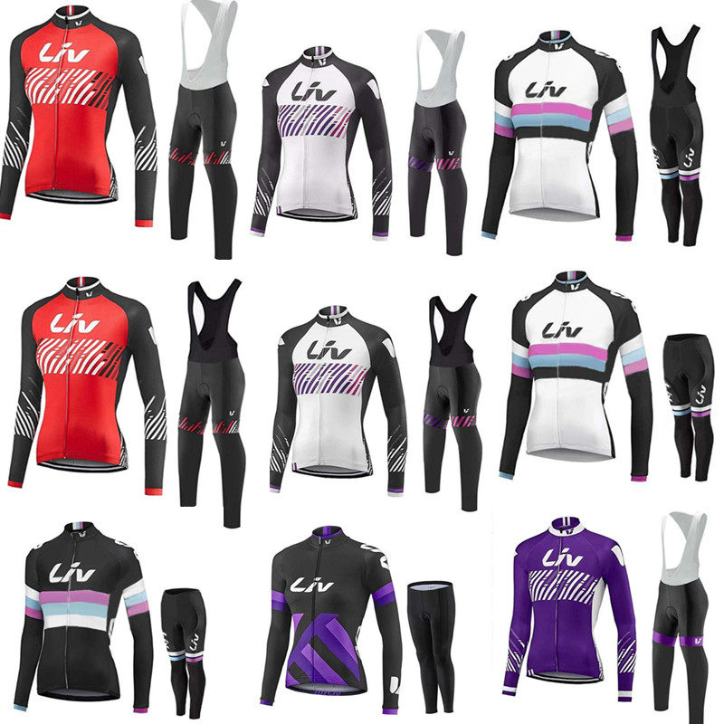 Spring, autumn and summer sunscreen breathable men's and women's long-sleeved cycling clothes set long tops trousers road mountaineering bicycle shirts