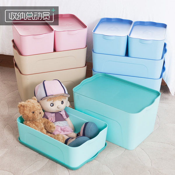 收纳总动员 PP塑料收纳箱 优惠券折后¥ 7.8（ ¥ 12.8-5） 4色可选