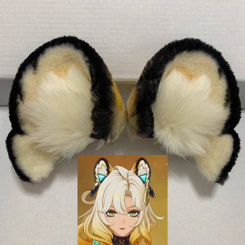 Genshin Impact Xinying Cos Ears Animal Ears Accessories Cosplay Ear Props Headwear Hairband Hairpin Genshin Impact Xinying Cos Ears Animal Ears Accessories Cosplay Ear Props Headwear Hairband Hairpin