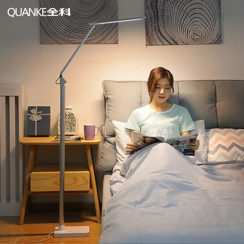 Floor lamp living room bedroom led study eye protection reading remote control bedside stand-up table lamp piano lamp for practicing the piano exclusively