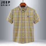 Jeep, модная хлопковая рубашка для отдыха