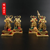Four Big Days King Buddha Statue Resin Buddhist Patron Statue of Heaven and Statue Wind Shunes Four King Kong King Kong Statue