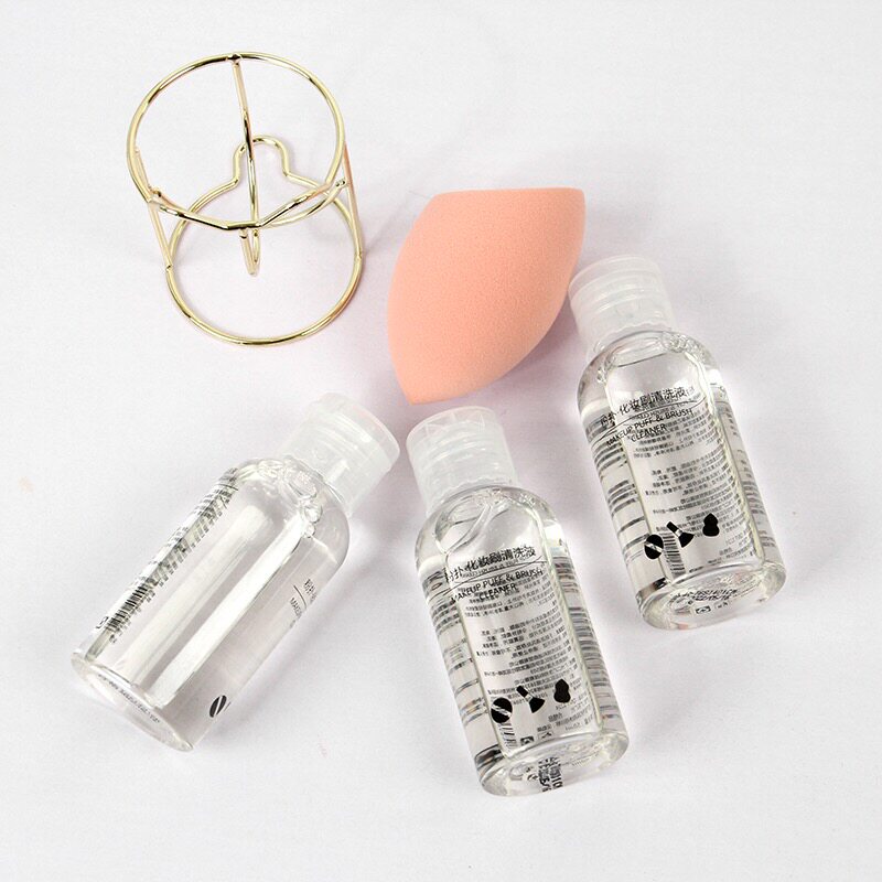 Beauty Makeup Egg Cleaning Liquid Makeup Egg Sponge Makeup Brush Powder Bashing Air Cushion Detergent Beauty Cosmetic Tool Clear Lotion 50ml